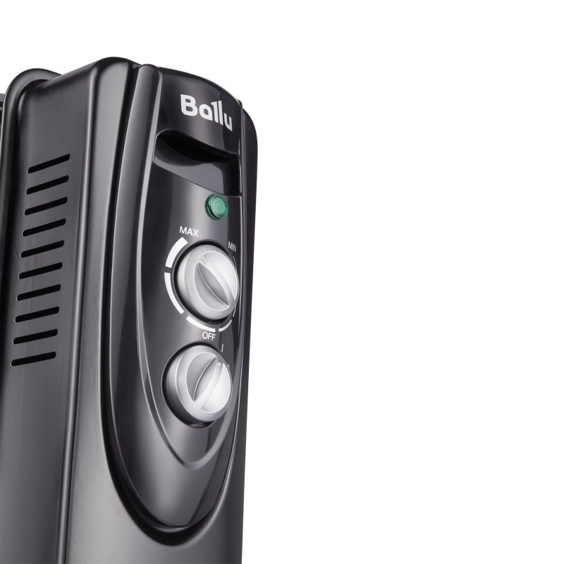 Масляный радиатор Ballu Classic black BOH/CL-09BRN 2000 (9 секций) фото 3
