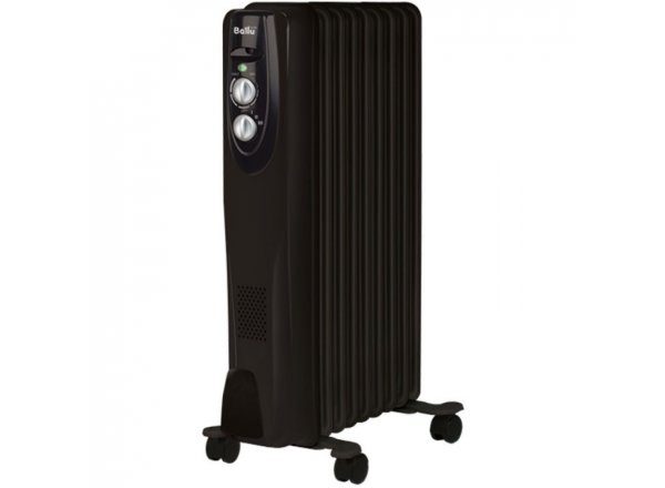 Масляный радиатор Ballu Classic black BOH/CL-09BRN 2000 (9 секций)